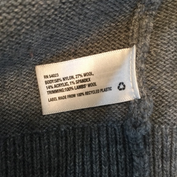 💥 Gap Gray Cardigan w/Elbow Patches Size S - Picture 7 of 7